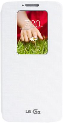 Чехол для телефона LG QuickWindow для LG G2 (белый) - 1/1