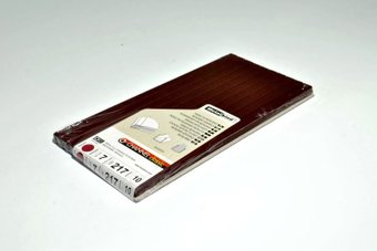 Металлический канал для переплета OPUS Classic 217x7 мм OCH0721710BOR (10 шт, бордовый) - 1/1