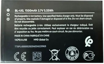 Аккумулятор для телефона Копия Nokia BL-4XL - 1/1