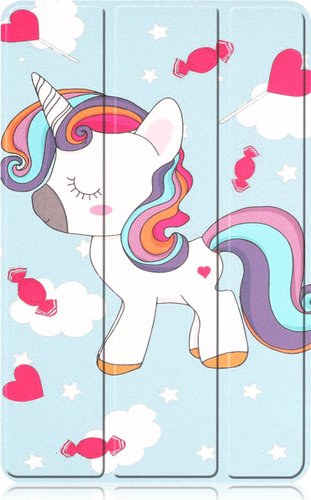 Чехол для планшета JFK Smart Case для Lenovo Tab M9 (сказочный единорог) - 1/1