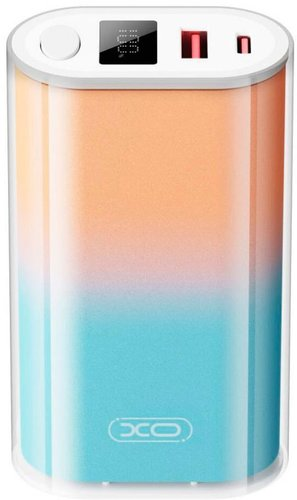 Внешний аккумулятор XO PR222 10000mAh (голубой/оранжевый) - 1/1