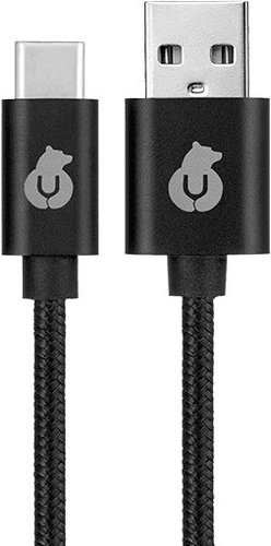 Кабель uBear Cord USB Type-A - USB Type-C DC07BL01-AC (1.2 м, черный) - 1/1