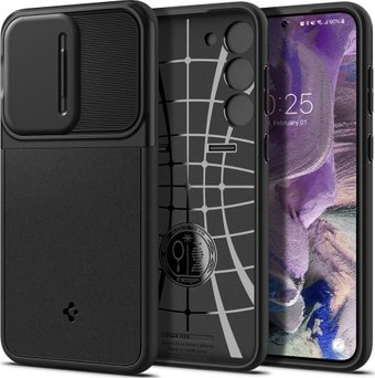 Чехол для телефона Spigen Optik Armor для Galaxy S23 ACS05733 (черный) - 1/1