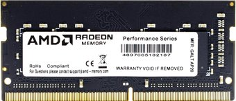 Оперативная память AMD Radeon 16GB DDR4 SODIMM PC4-25600 R9416G3206S2S-UO - 1/1