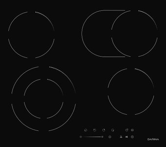 Варочная панель Darina 6P E328 B - 1/1
