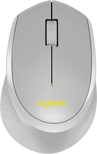 Мышь Logitech M330 Silent Plus (серый/желтый) - 1/1