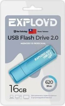 USB Flash Exployd 620 16GB (синий) - 1/1