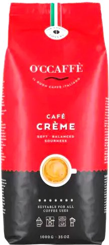 Кофе O'ccaffe Cafe Creme Rosso зерновой 1 кг - 1/1