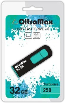 USB Flash OltraMax 250 32GB (бирюзовый) [OM-32GB-250-Turquoise] - 1/1