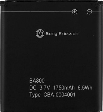 Аккумулятор для телефона Копия Sony BA800 - 1/1
