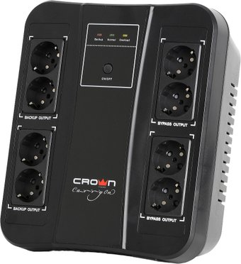 Источник бесперебойного питания CrownMicro Smart CMUS-255 Euro - 1/1