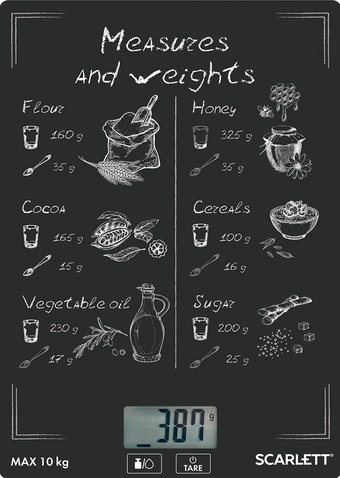 Кухонные весы Scarlett SC-KS57P64 - 1/1