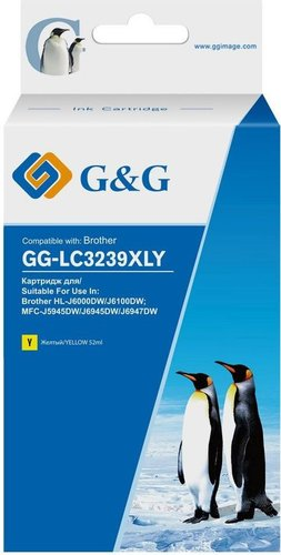 Картридж G&G GG-LC3239XLY (аналог Brother LC3239XLY) - 1/1