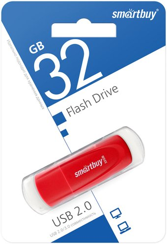 USB Flash SmartBuy Scout 32GB (красный) - 1/1