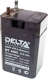 Аккумулятор для ИБП Delta DT 4003 (4В/0.3 А·ч) - 1/1