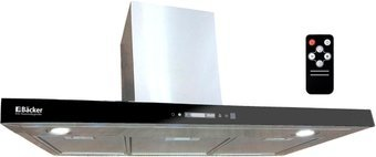 Кухонная вытяжка Backer CH90E-TGL200 SSBK Glass - 1/1