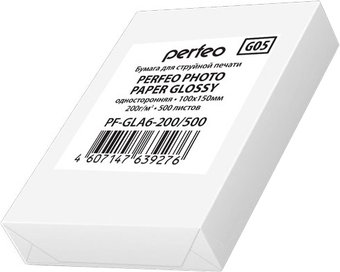 Фотобумага Perfeo глянцевая 10x15 200 г/м2 500 листов - 1/1
