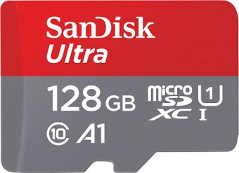 Карта памяти SanDisk Ultra SDSQUAB-128G-GN6MN microSDXC 128GB - 1/1