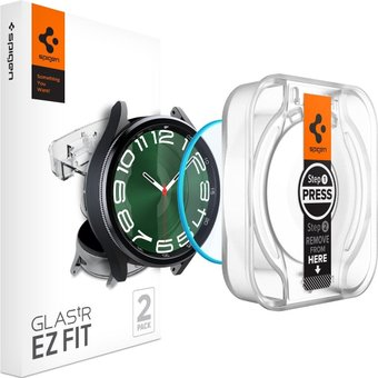 Защитное стекло Spigen EZ FIT Glas.TR для Galaxy Watch 6 Classic (47mm) AGL07066 - 1/1