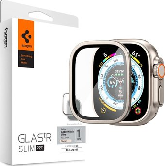 Защитное стекло Spigen Glass TR Slim Pro для Apple Watch Ultra (49mm) AGL06161 - 1/1