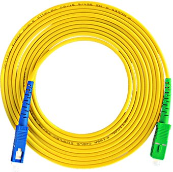 Кабель USBTOP SC/UPC-SC/APC-SM-3.0mm (10 м, желтый) - 1/1