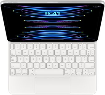 Чехол для планшета Apple Magic Keyboard для iPad Pro 11" 4-го поколения и iPad Air 5-го поколения (белый, нет кириллицы) - 1/1