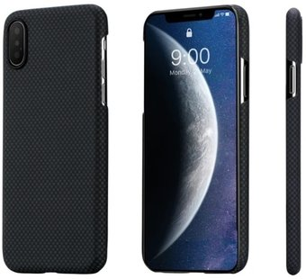 Чехол для телефона Pitaka MagEZ для iPhone Xs Max (plain, черный/серый) - 1/1