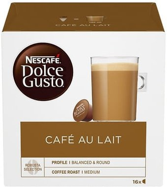 Кофе в капсулах Nescafe Dolce Gusto Cafe Au Lait капсульный 16 шт - 1/1