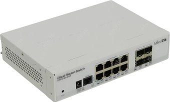 Управляемый коммутатор 3-го уровня Mikrotik Cloud Router Switch [CRS112-8G-4S-IN] - 1/1
