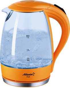 Электрический чайник Atlanta ATH-2461 (оранжевый) - 1/1