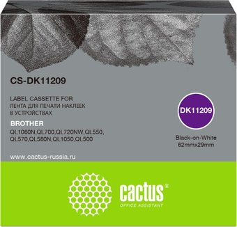 Картридж CACTUS CS-DK11209 (аналог Brother DK11209) - 1/1