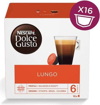 Кофе в капсулах Nescafe Dolce Gusto Lungo капсульный 16 шт - 1/1