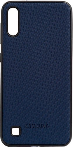 Чехол для телефона EXPERTS Knit Tpu для Samsung Galaxy A10 (синий) - 1/1