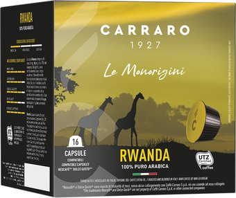 Кофе в капсулах Carraro Rwanda Dolce Gusto 16 шт - 1/1