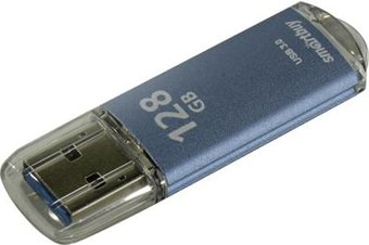 USB Flash SmartBuy V-Cut 128GB (синий) - 1/1