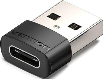 Адаптер Vention CDWB0 USB Type-A - USB Type-C (черный) - 1/1