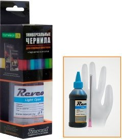 Чернила Revcol 126389 для Epson 100 мл (светлый циан) - 1/1