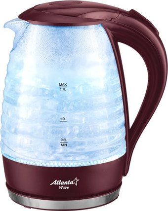 Электрический чайник Atlanta ATH-2467 (бордовый) - 1/1