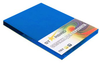 Расходные материалы для ламинаторов и брошюровщиков Starbind A4 0.18mm CPA4Bu180SB (100шт, голубой) - 1/1