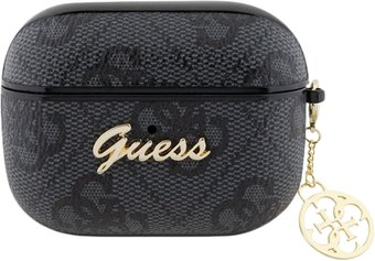 Чехол CG Mobile Guess Leather 4G with Metal Logo для AirPods Pro GUAPG4GSMK (черный) - 1/1