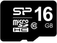 Карта памяти Silicon-Power microSDHC (Class 10) 16GB (SP016GBSTH010V10) - 1/1