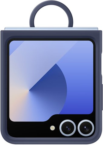 Чехол для телефона Samsung Silicone Case Galaxy Z Flip6 (темно-синий) - 1/1