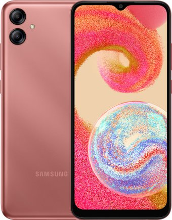 Смартфон Samsung Galaxy A04e SM-A042F/DS 3GB/32GB (бронзовый) - 1/1