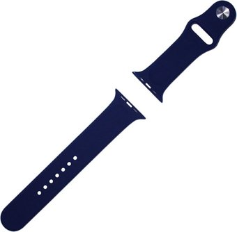 Ремешок KST силиконовый для Apple Watch 42/44 mm (синий) - 1/1