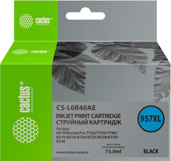 Картридж CACTUS CS-L0R40AE (аналог HP 957XL) - 1/1
