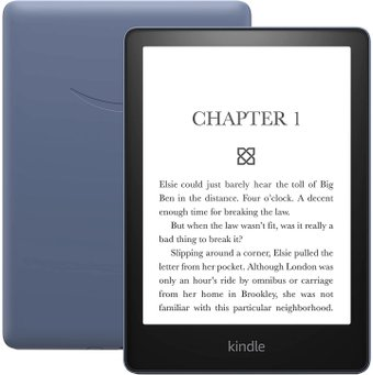 Электронная книга Amazon Kindle Paperwhite 2022 16GB Ad-Supported (синий) - 1/1