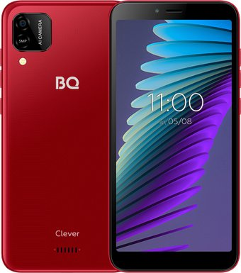 Смартфон BQ BQ-5765L Clever (красный) - 1/1