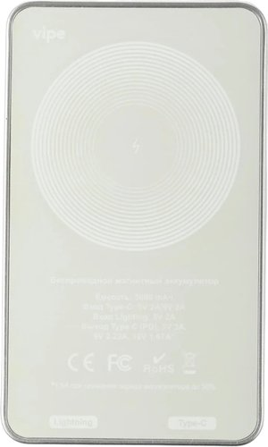 Внешний аккумулятор Vipe Crosby 5000mAh (белый) - 1/1