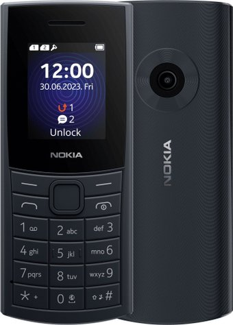 Кнопочный телефон Nokia 110 4G Dual SIM (темно-синий) - 1/1