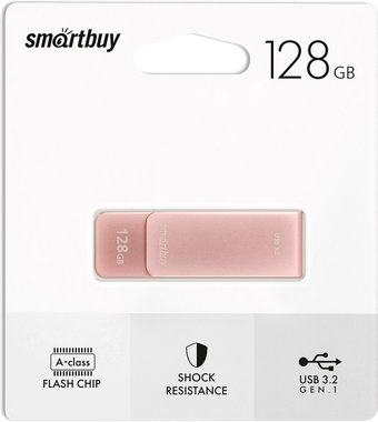 USB Flash SmartBuy M1 128GB (розовый) - 1/1